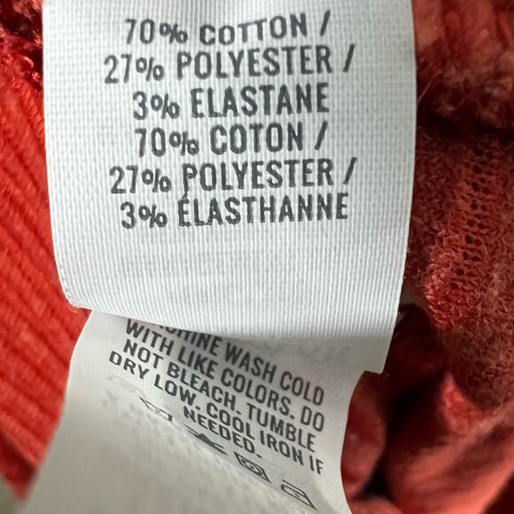 Aerie Groove On Velour High Waisted Flare Pants Womens S Orange Retro 70s - Picture 8 of 8